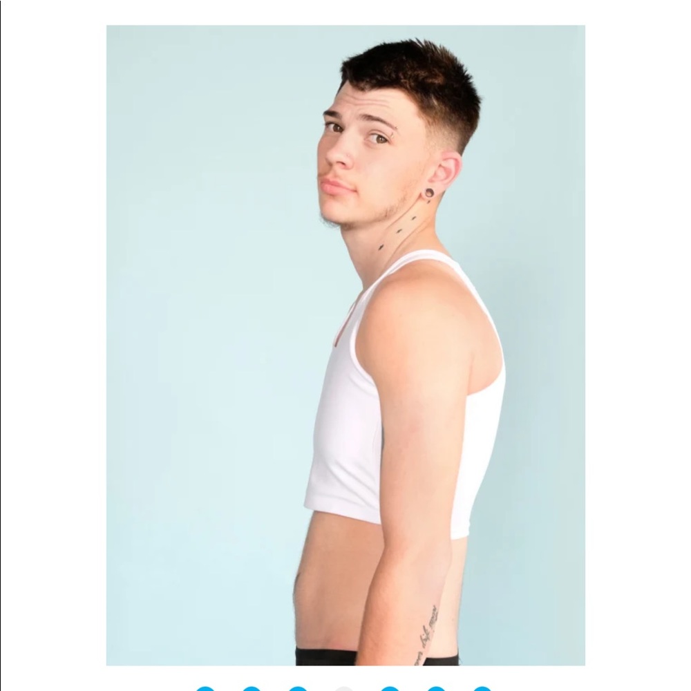 White mid length binder NYCTC New York City Toy Collective New Never worn